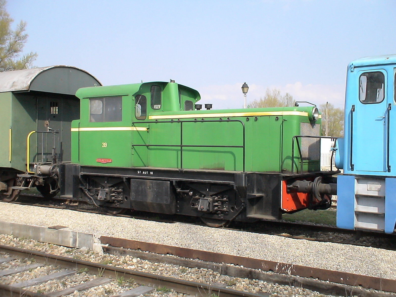 The Decauville at the depot of the CFTR (2014)